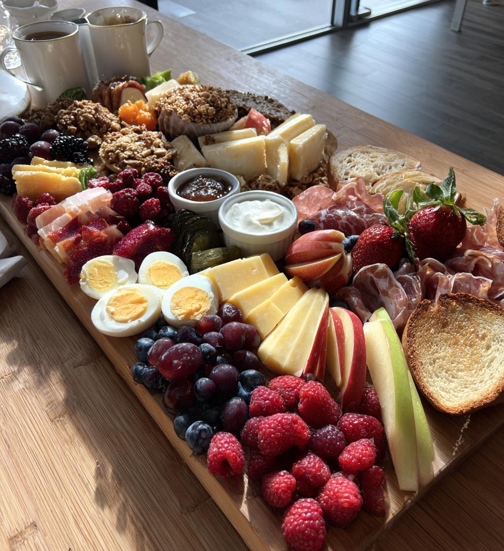 breakfast charcuterie board