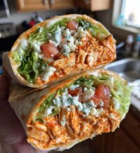 buffalo chicken salad wrap