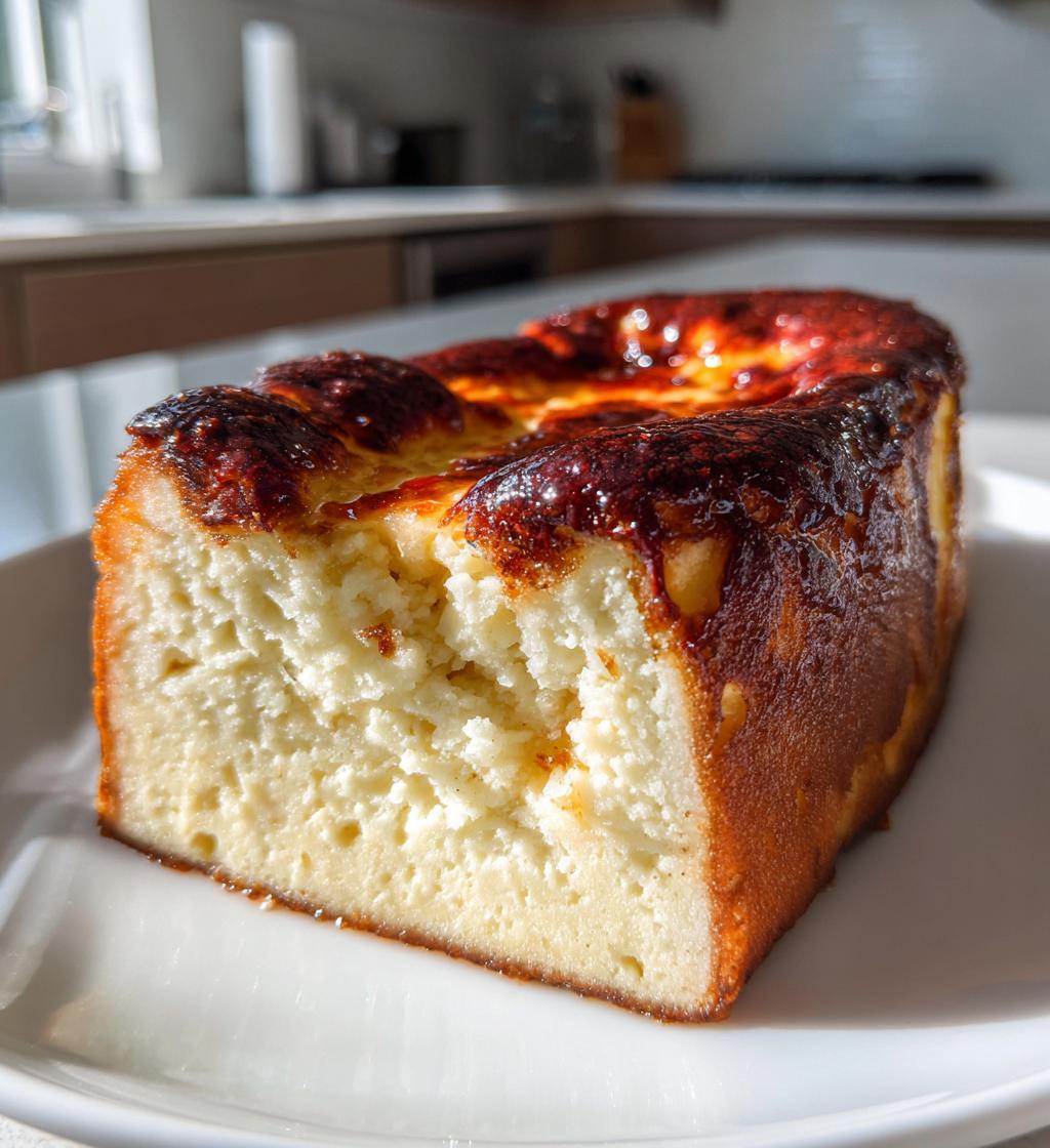 burnt basque cheesecake loaf pan
