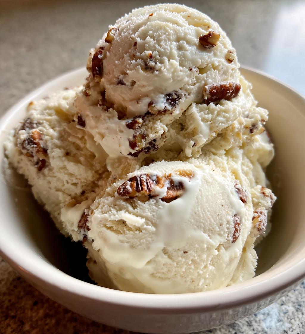 butter pecan ice cream recipe