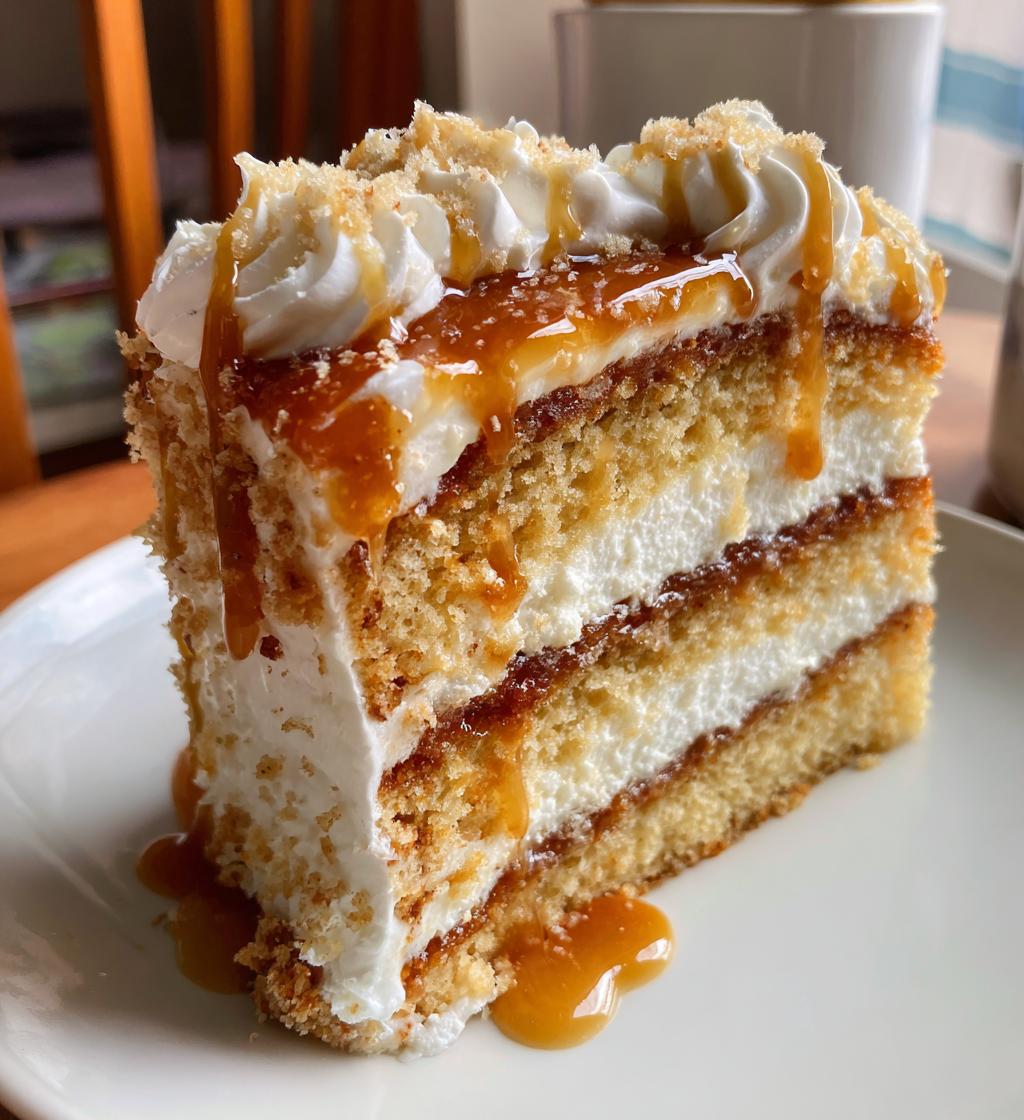 butterbeer cream cake - detail 1