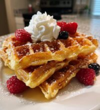 buttery belgian liege waffles