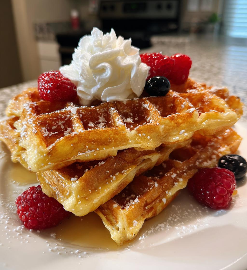 buttery belgian liege waffles