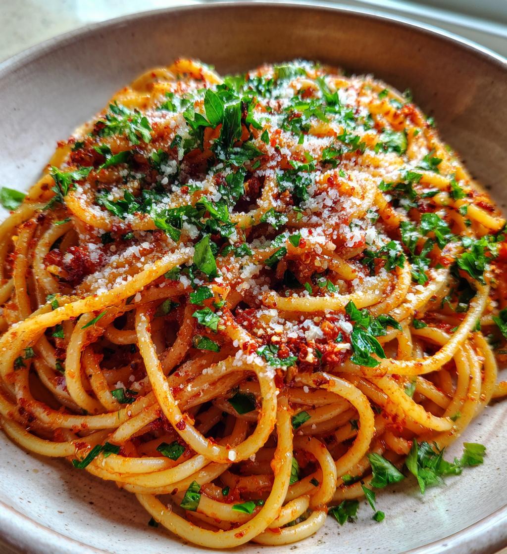 calabrian chili pasta - detail 1
