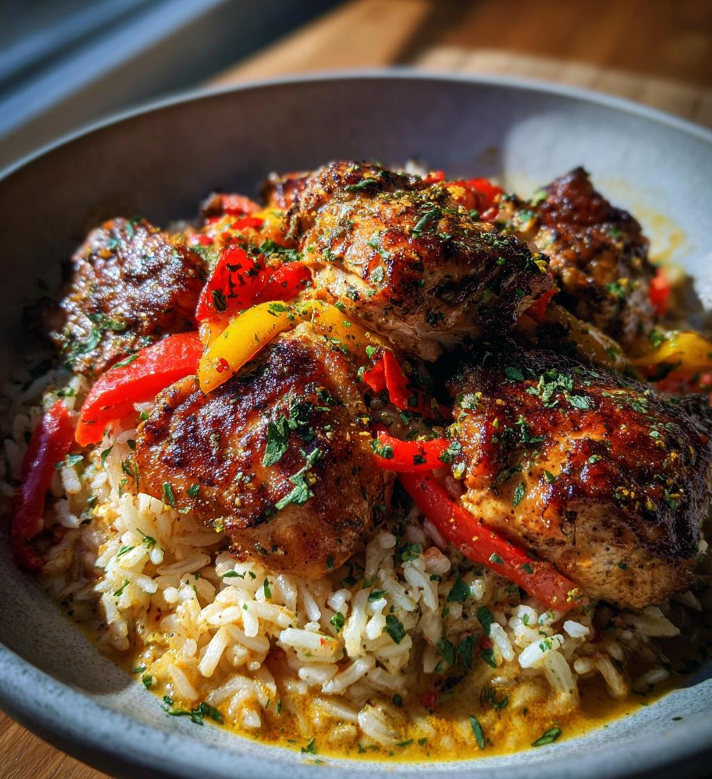 caribbean chicken and rice