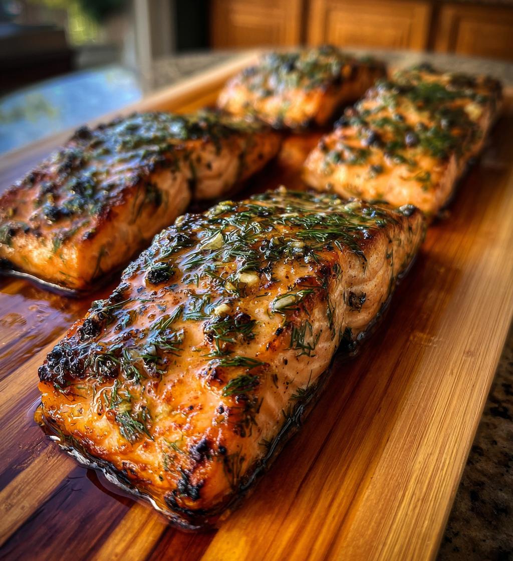 cedar plank salmon - detail 1