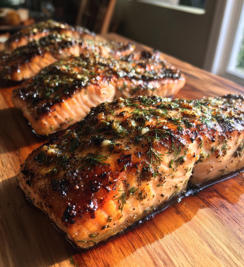 cedar plank salmon
