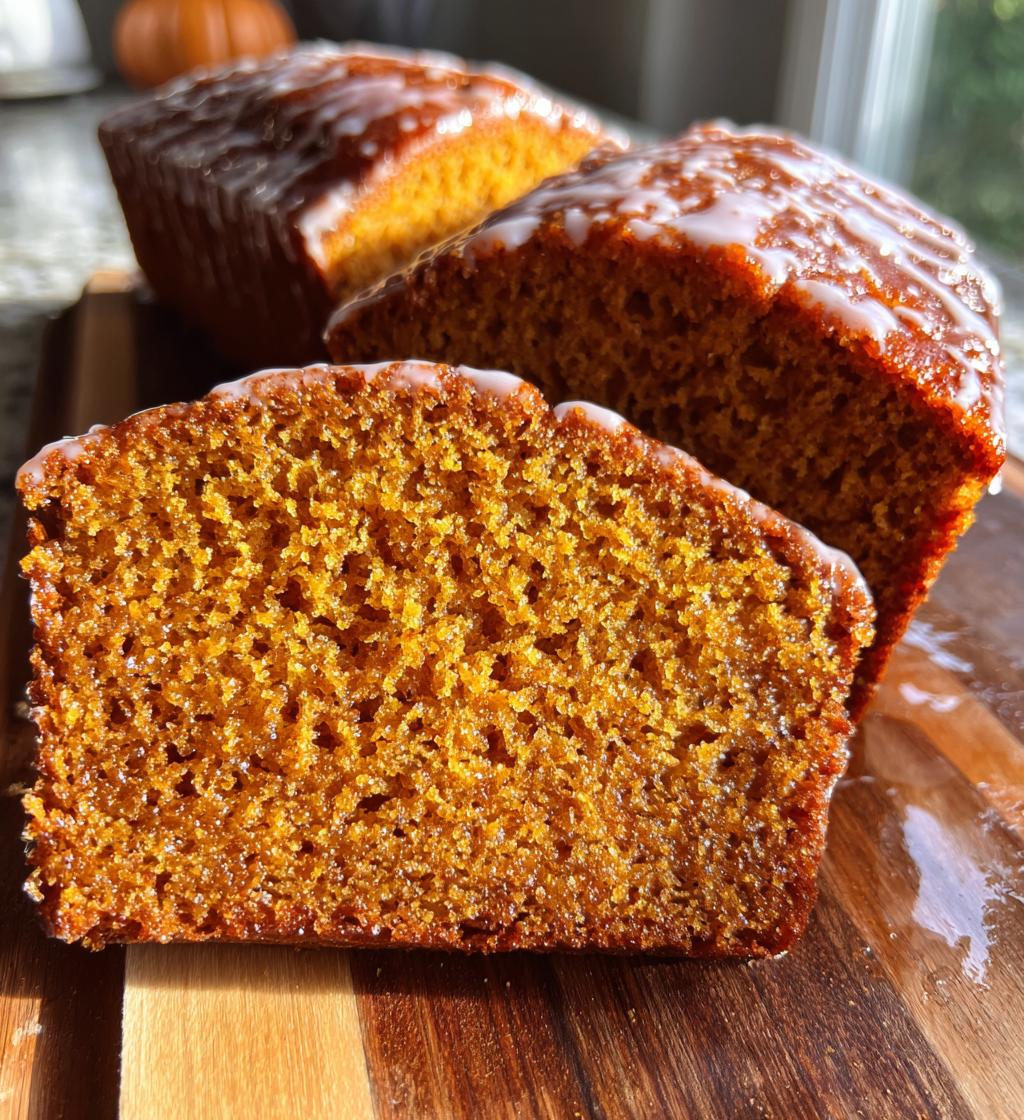 chai spice maple pumpkin bread - detail 1