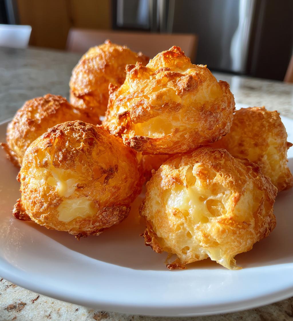 cheese puffs - detail 1