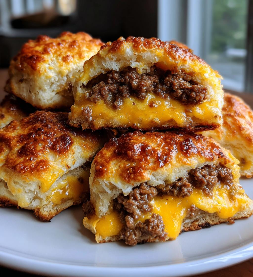 cheeseburger bomb bites - detail 1