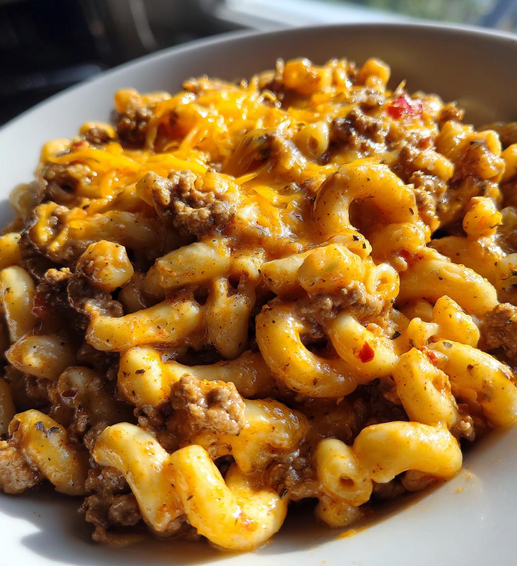 cheeseburger macaroni skillet - detail 1