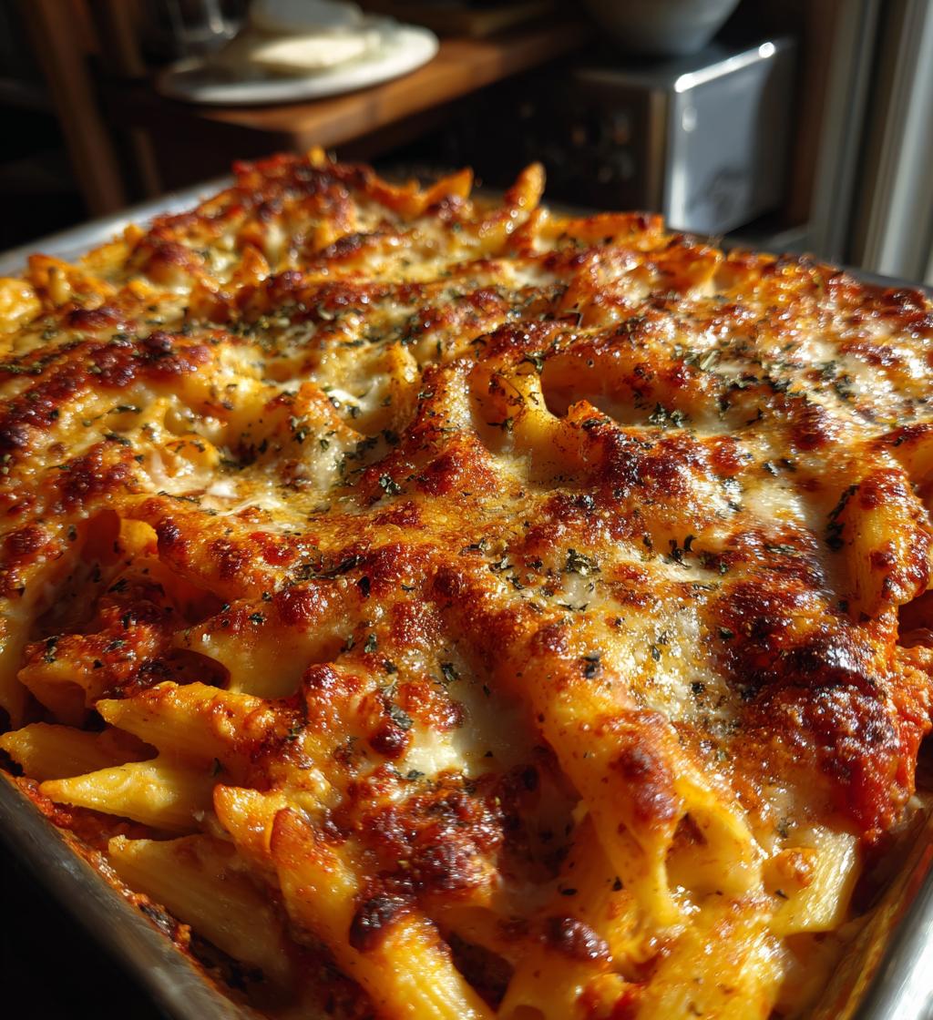 cheesy baked penne a comforting classic - detail 1