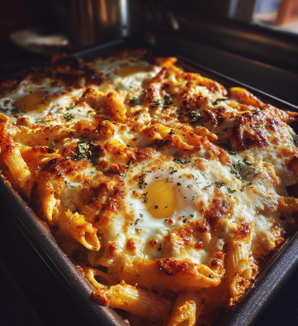 cheesy baked penne a comforting classic