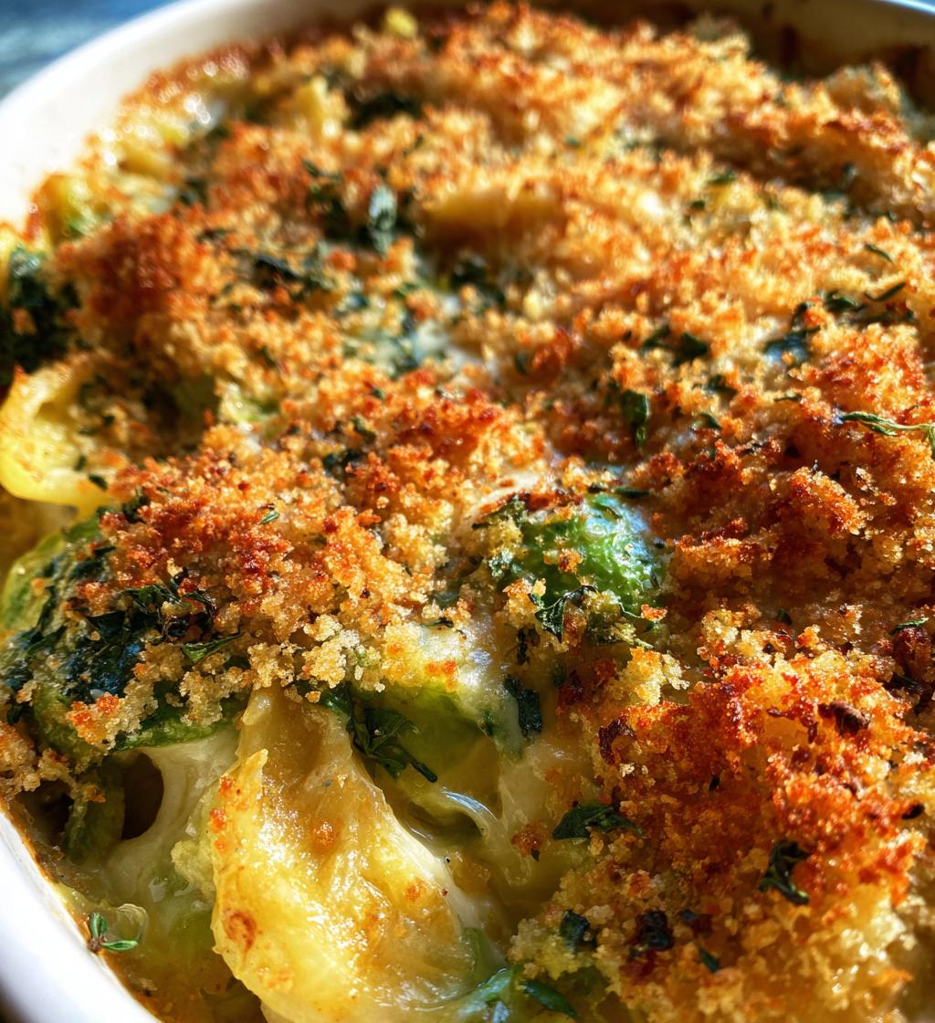 cheesy cabbage casserole - detail 1