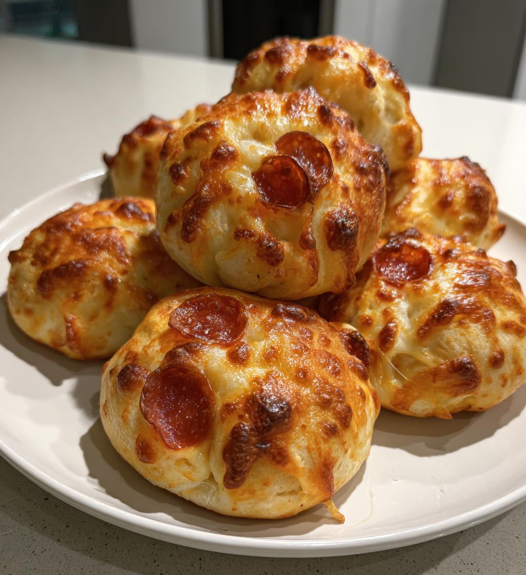 cheesy pizza bombs recipe - detail 1