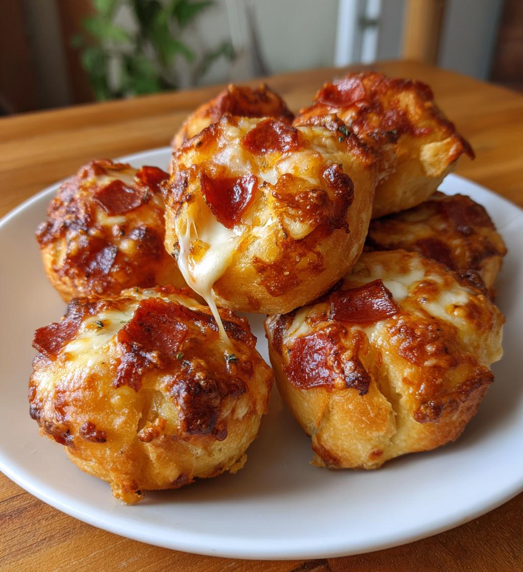 cheesy pizza bombs recipe