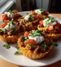 cheesy taco cupcakes recipe