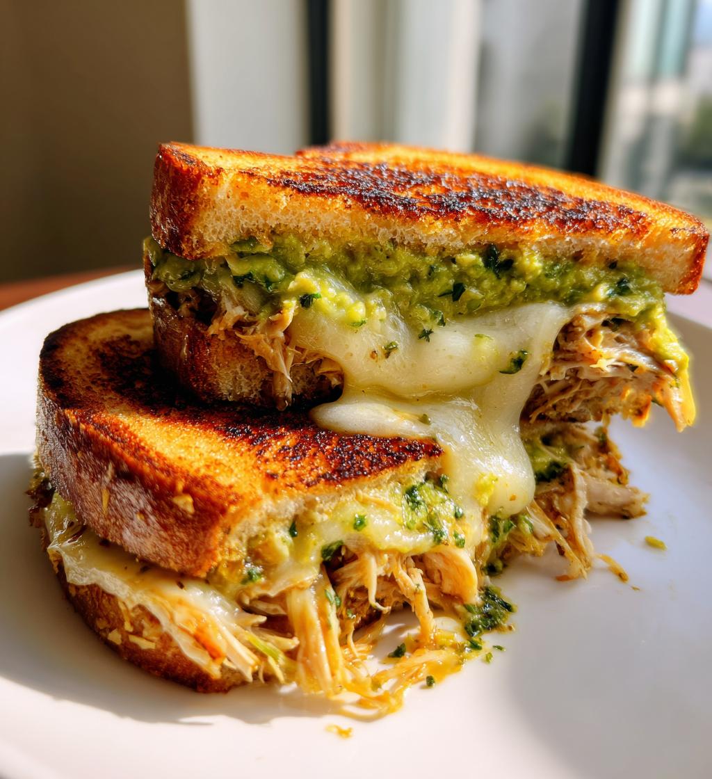 chicken avocado melt sandwich