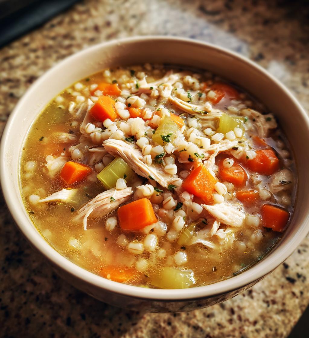 chicken barley soup