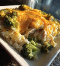 chicken broccoli rice cheese casserole