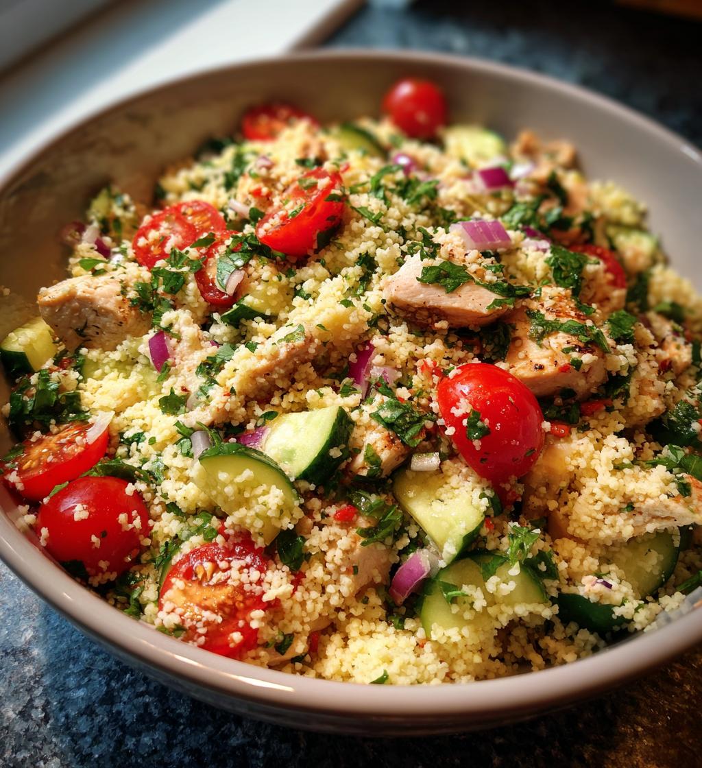chicken couscous salad