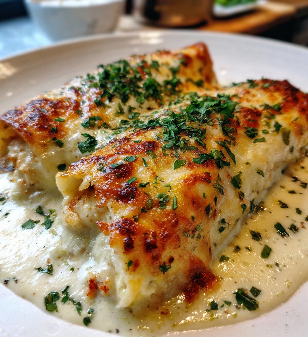 chicken enchiladas with sour cream white sauce - detail 1