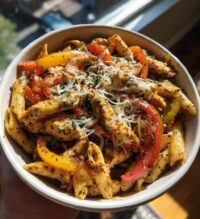 chicken fajita pasta