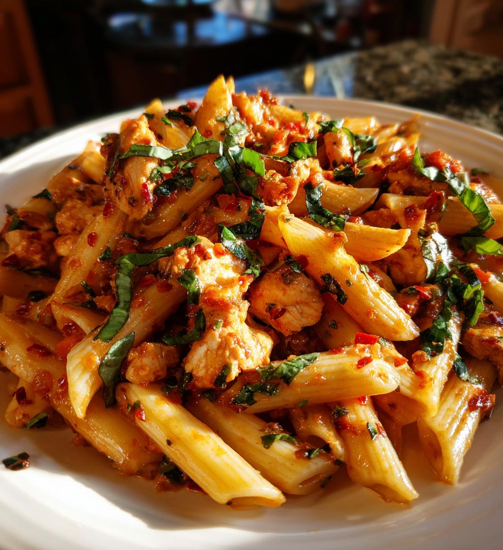 chicken penne arrabbiata