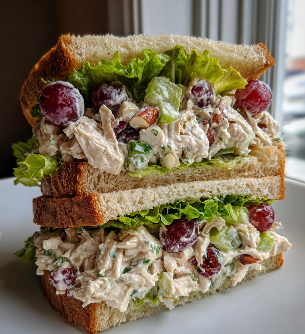 chicken salad sandwich - detail 1
