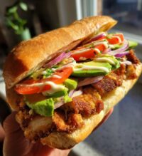 chicken torta sandwich