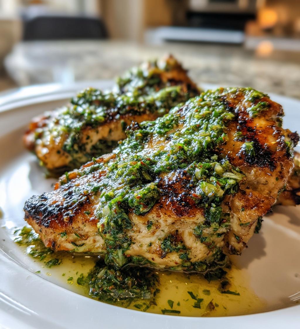 chimichurri chicken - detail 1