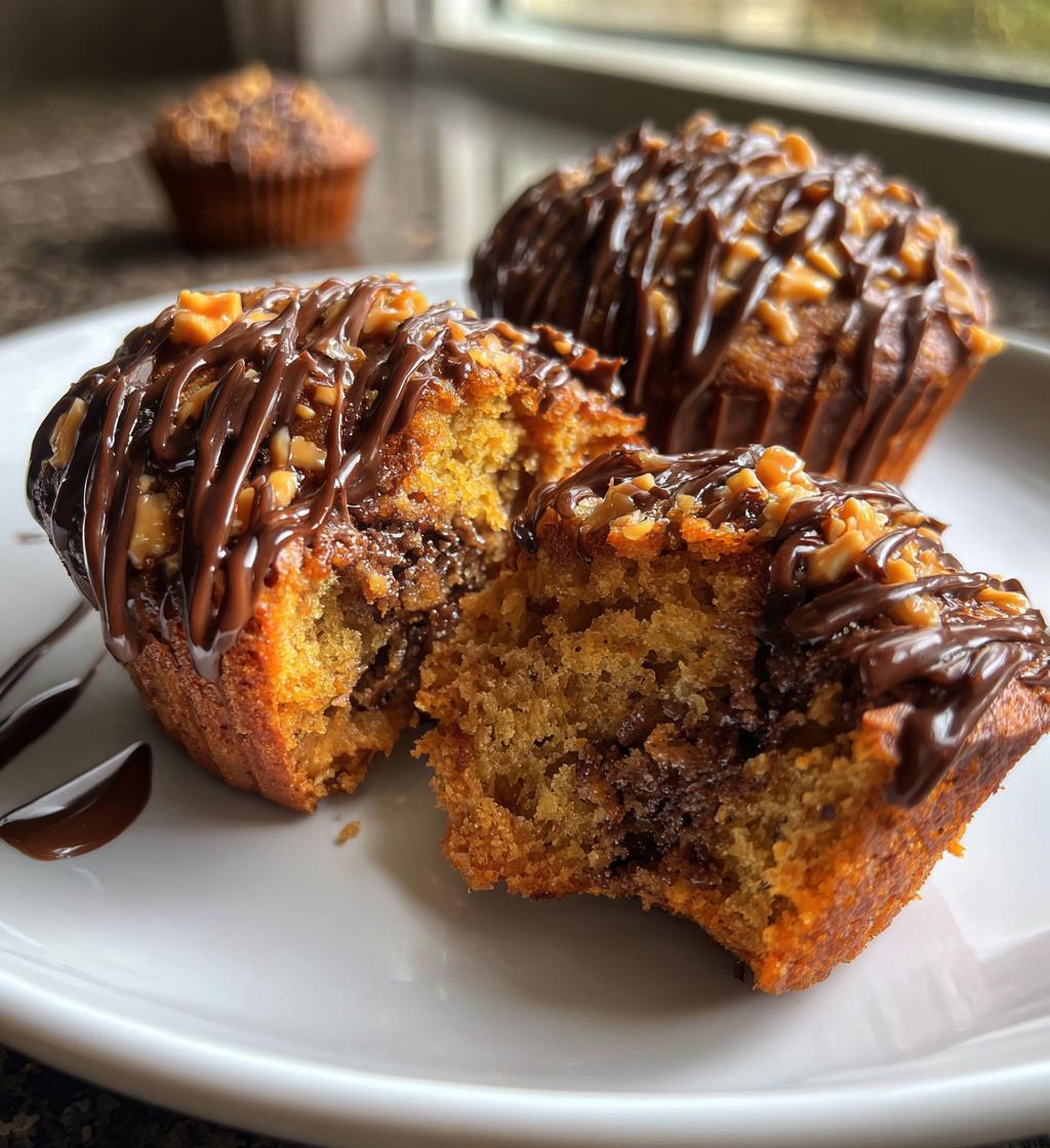 chocolate coffee toffee crunch muffins - detail 1
