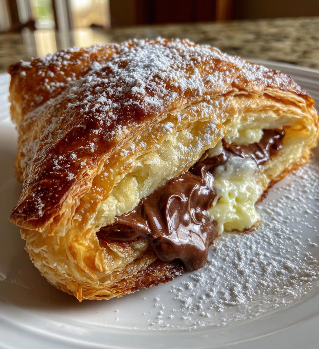 chocolate cream cheese danish