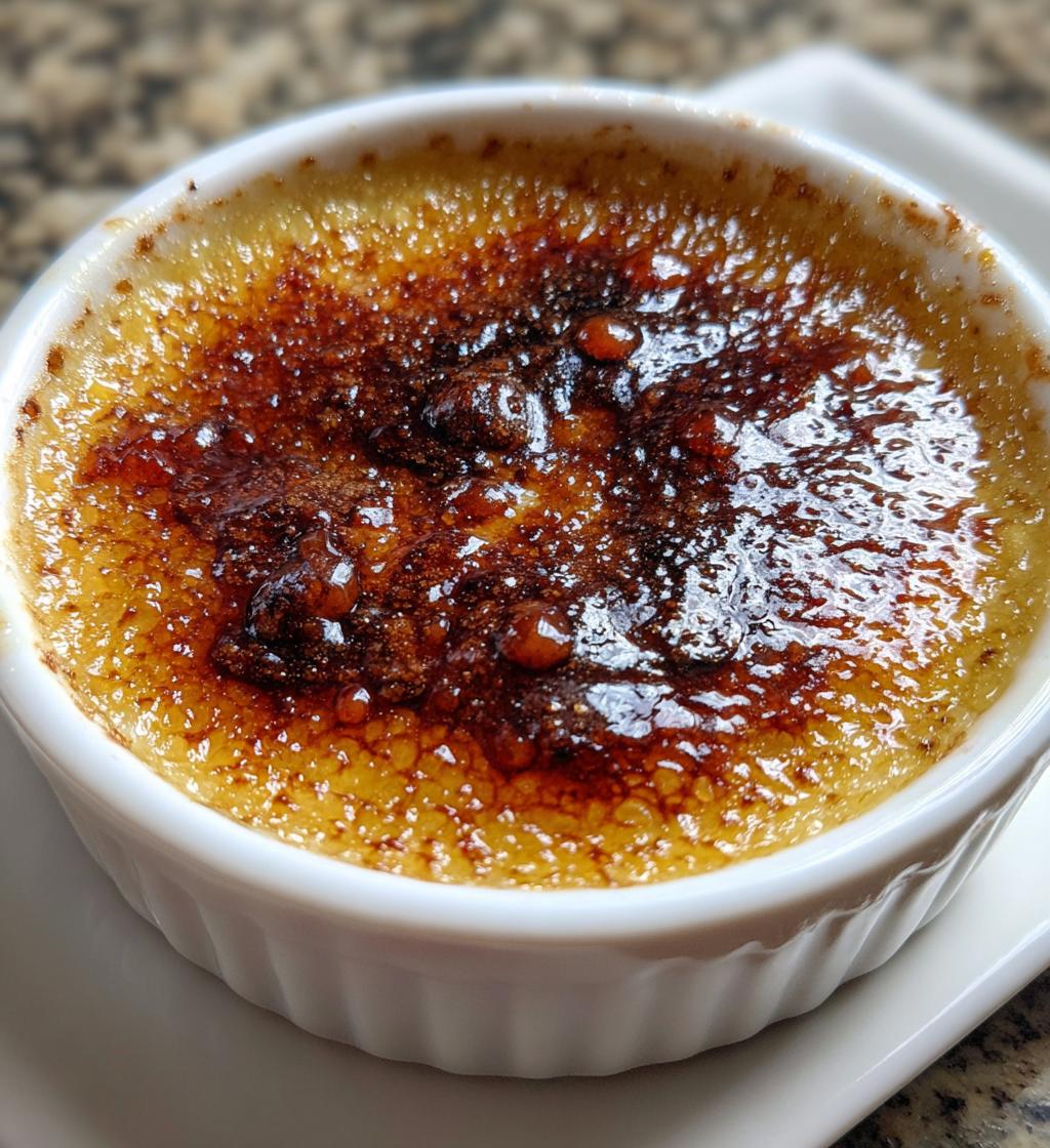 chocolate creme brulee - detail 1