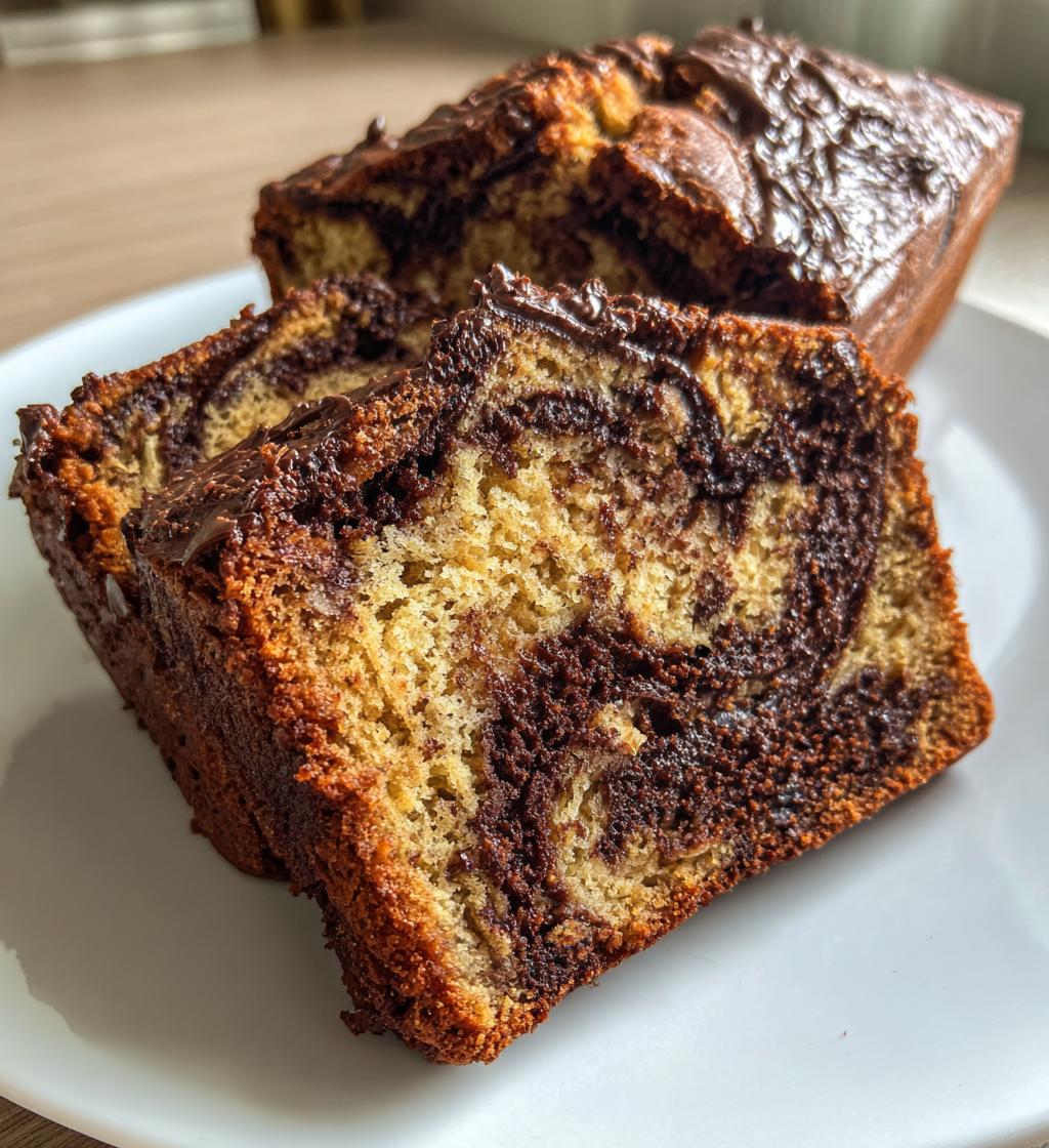 chocolate peanut butter banana bread