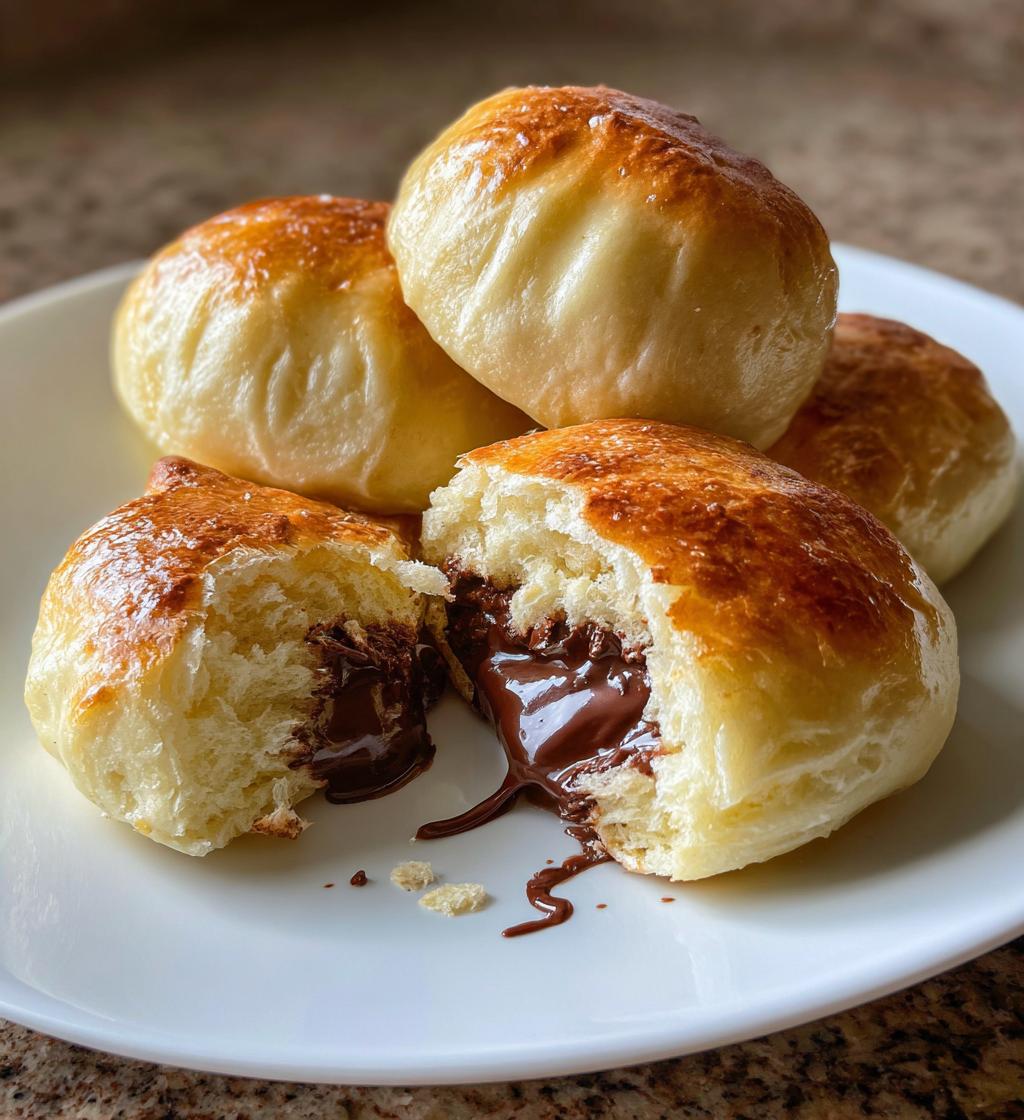 chocolate steamed buns - detail 1