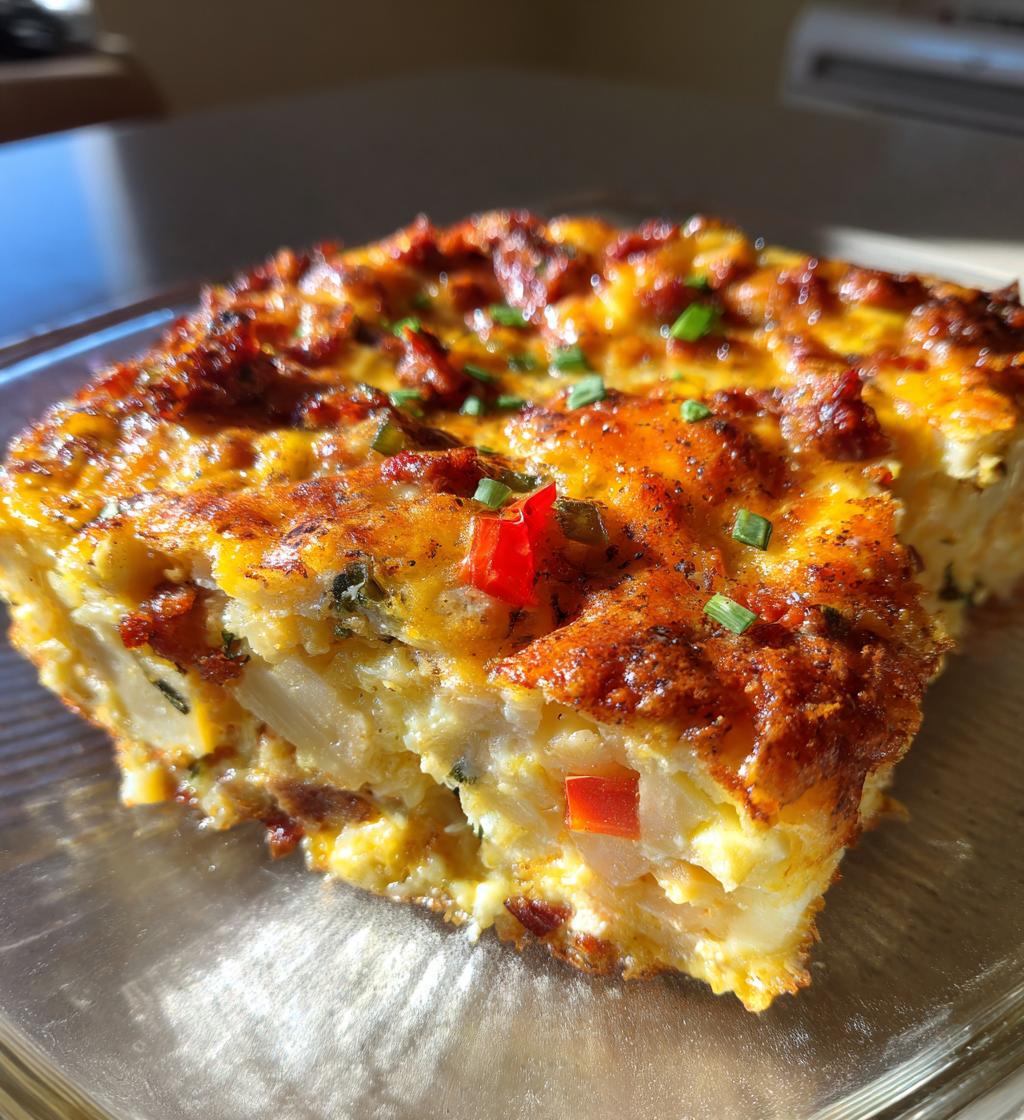 chorizo potato egg casserole