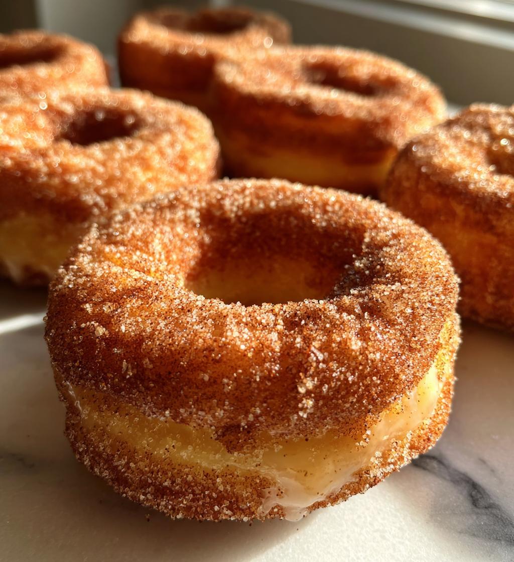 churro cheesecake donut cookies - detail 1