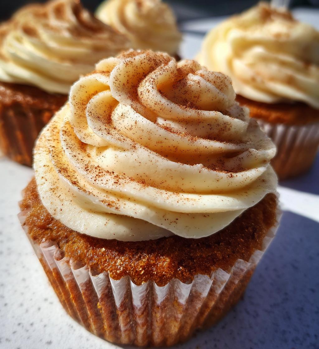 churro cupcakes with cinnamon cream cheese frosting