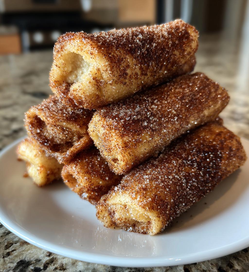 cinnamon sugar french toast roll ups