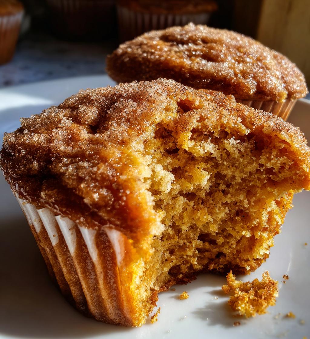 cinnamon sugar pumpkin muffins