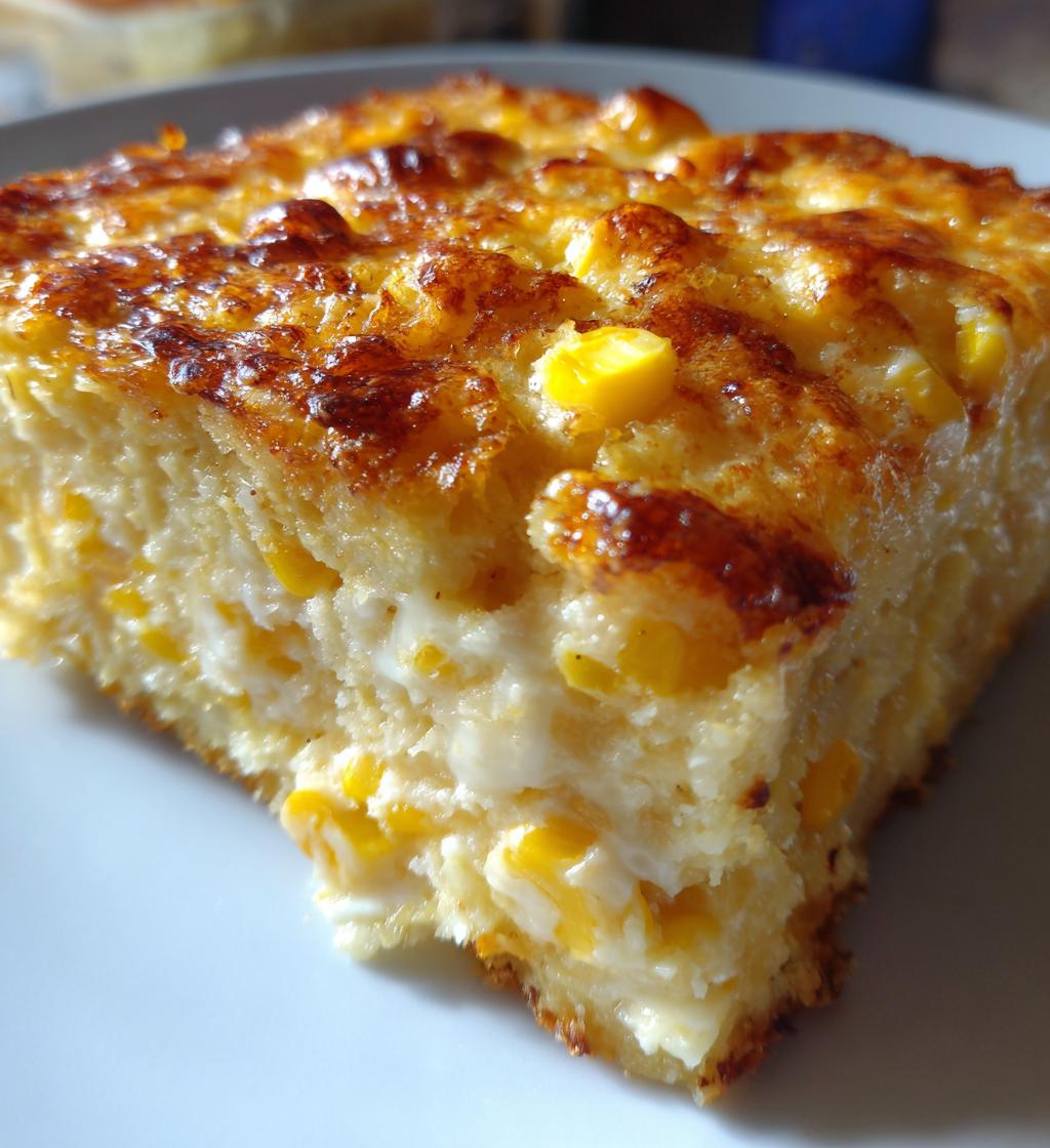 classic cream cheese corn casserole - detail 1