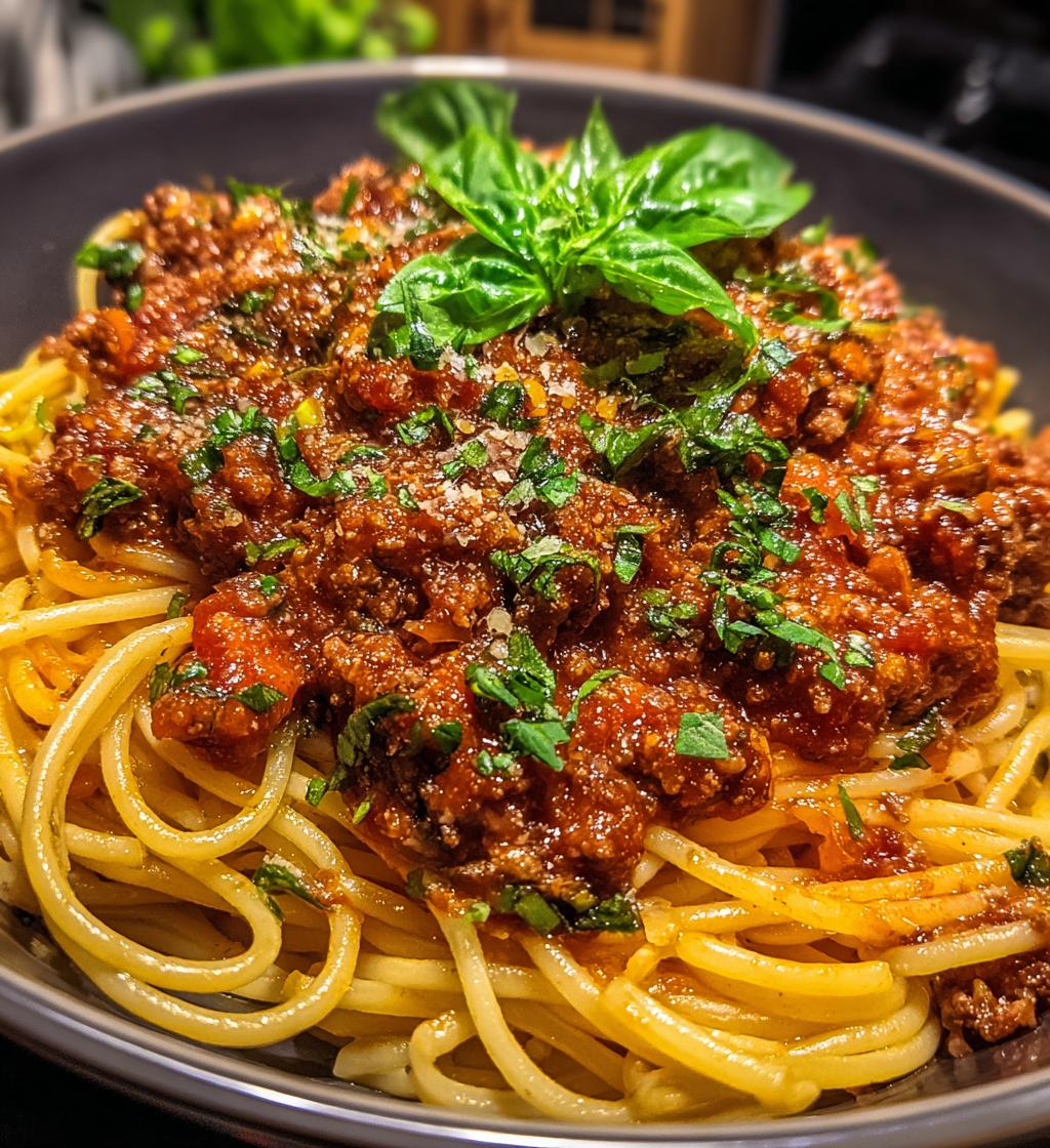 classic homemade bolognese sauce