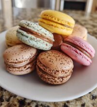 coffee macarons