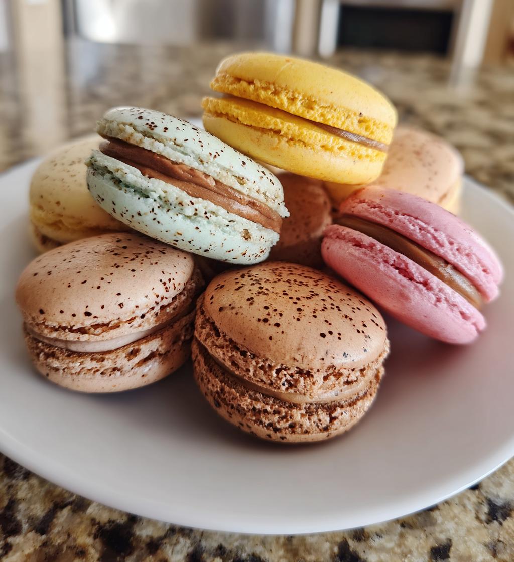 coffee macarons