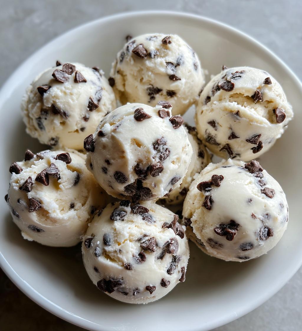 cookie dough frozen yogurt bites
