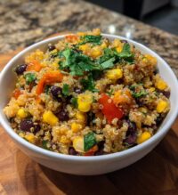 corn and black bean quinoa salad