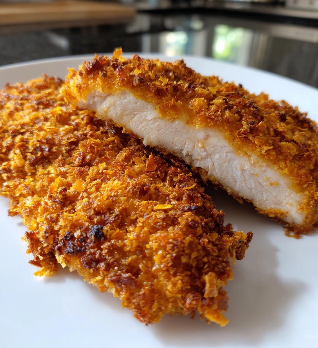 cornflake baked chicken - detail 1
