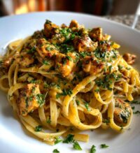 cowboy butter chicken linguine