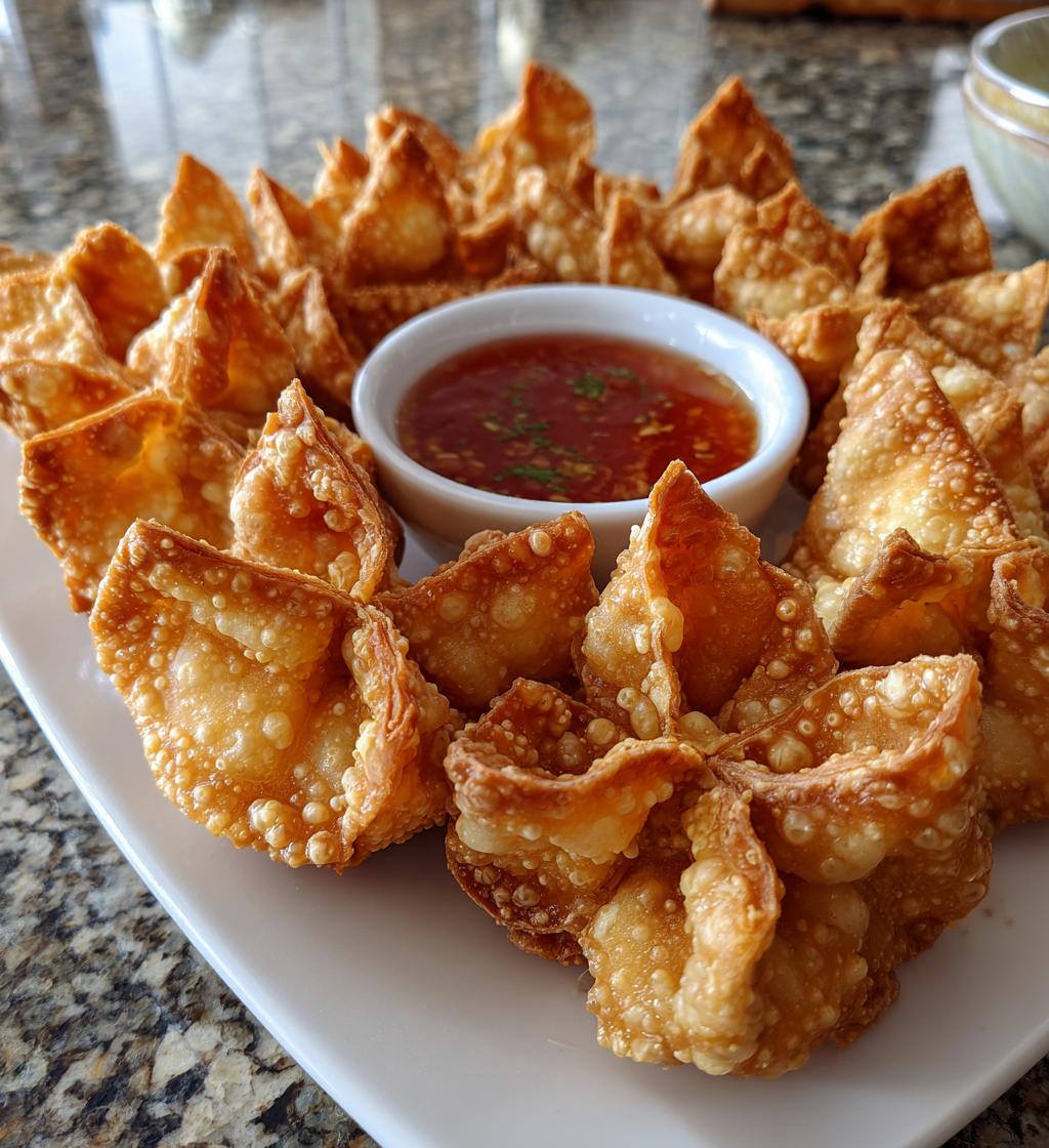 crab rangoon crab cream cheese filled crispy wontons